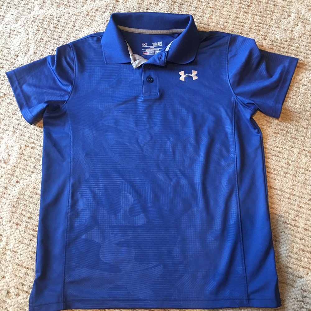 Under Armor Boys Large Golf Shirt